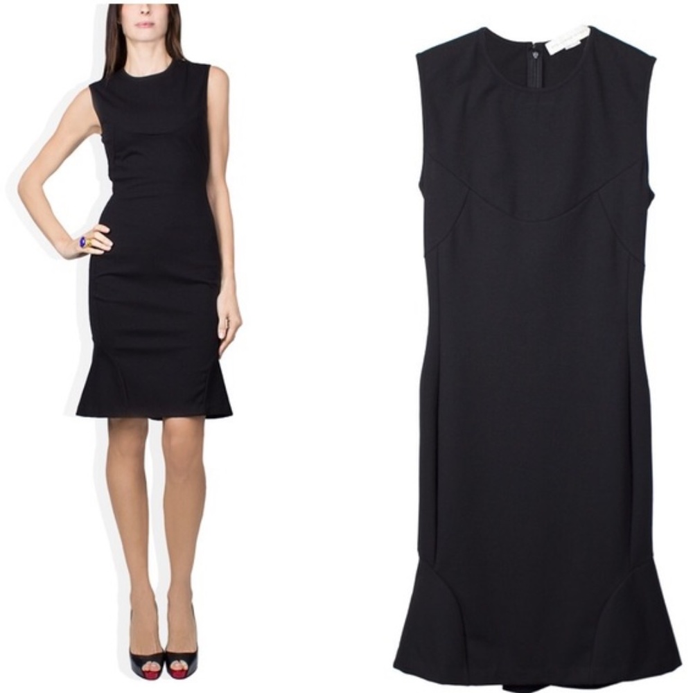 Stella McCartney Black Jersey Sleeveless Dress